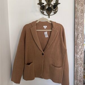 J. Crew Women's Camel Brown Single-Button Blazer